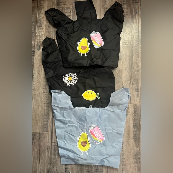 3 Pack Foldable Shopping Bags NWOT - Picture 5 of 5